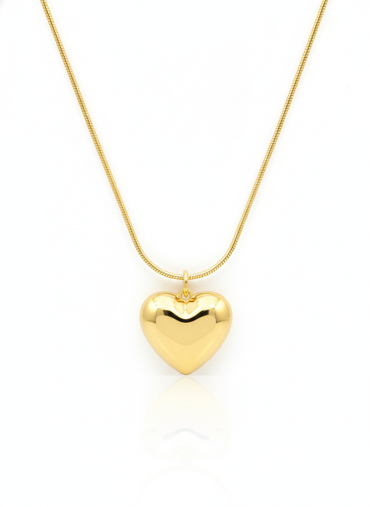 Lil Heart Pendent White