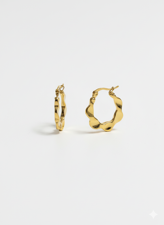 Twisted Hoop Earrings