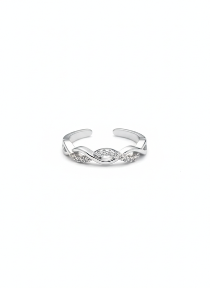 The Eternal Embrace Ring Silver