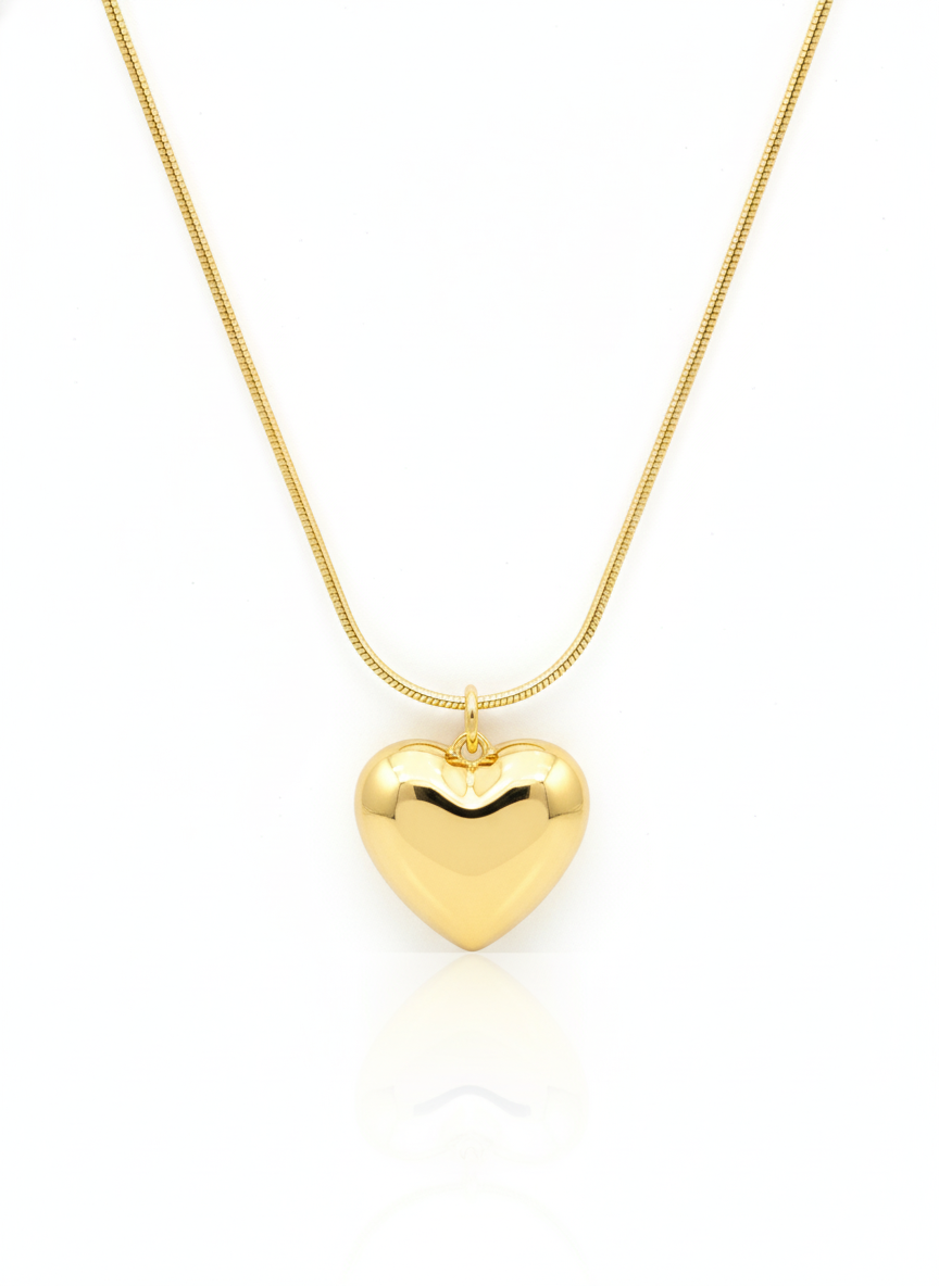 Lil Heart Pendent White