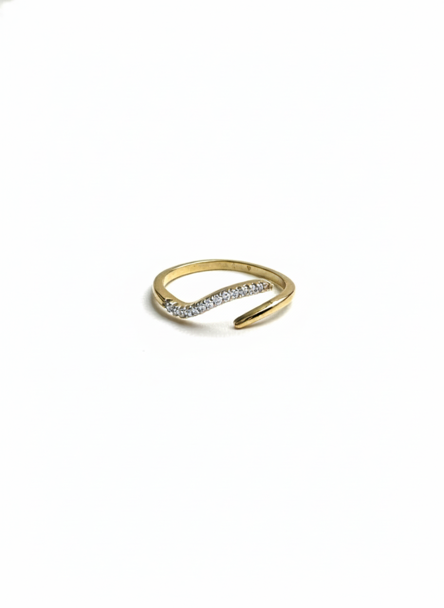The Serene Wave Ring