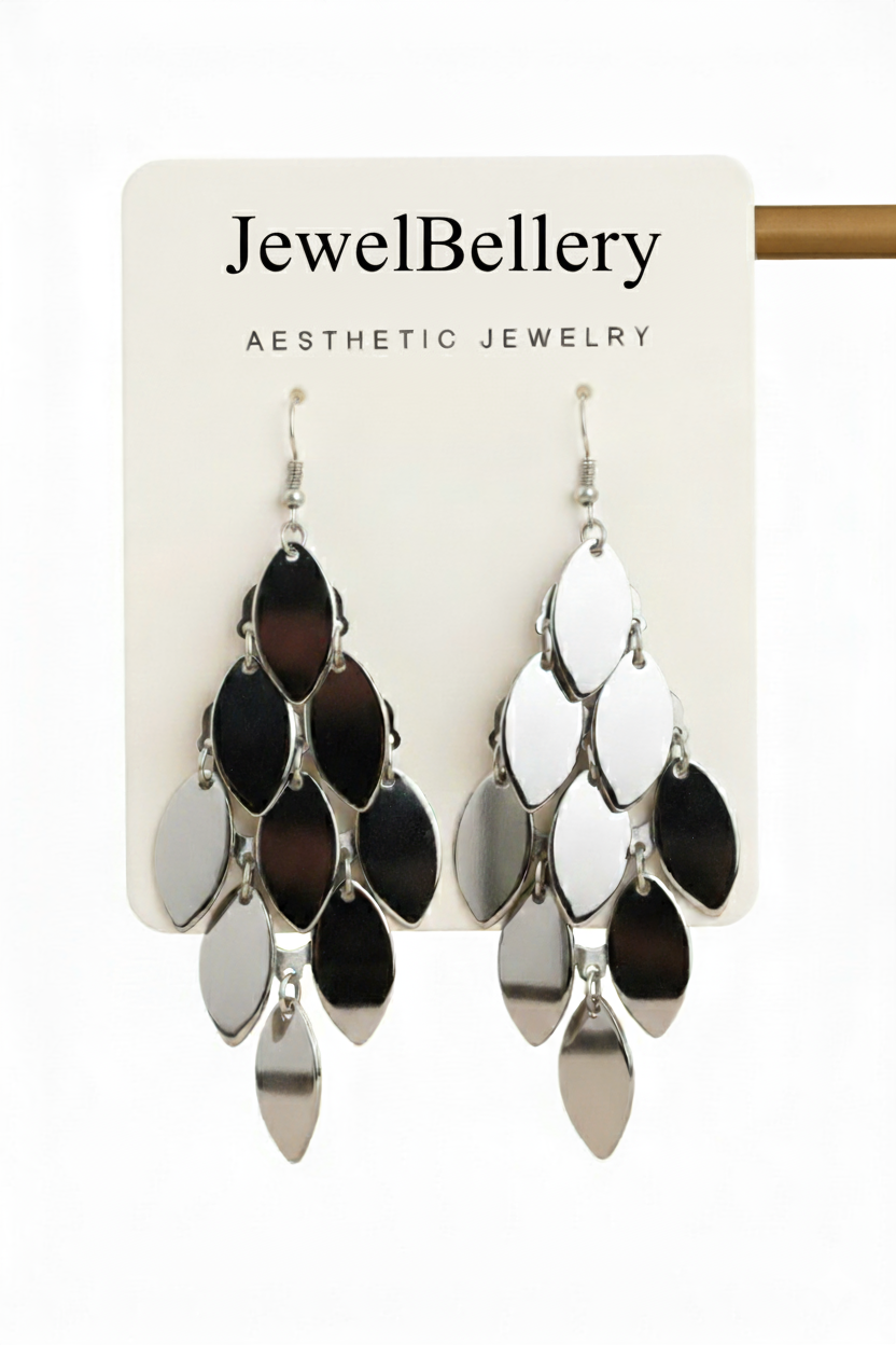 Cascading Petal Dangle Earrings