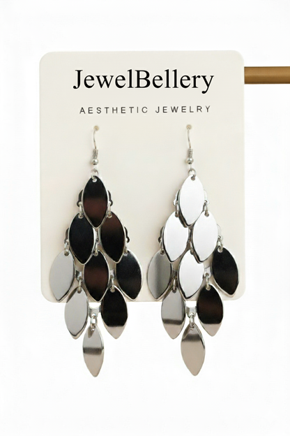Cascading Petal Dangle Earrings