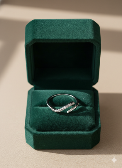 The Serene Wave Ring